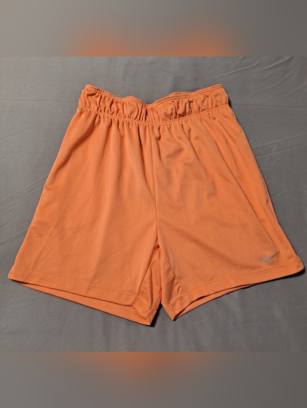 Nike Dri-Fit Women's Orange Elastic-Waist Athletic Shorts Size XS